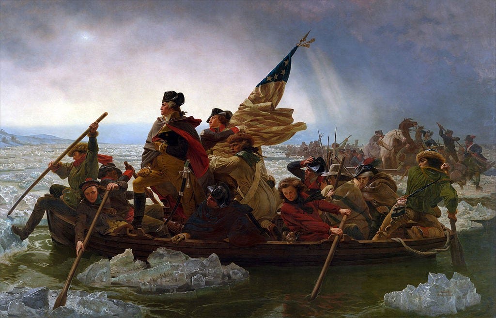 William Lee With Washington Crossing the Delaware