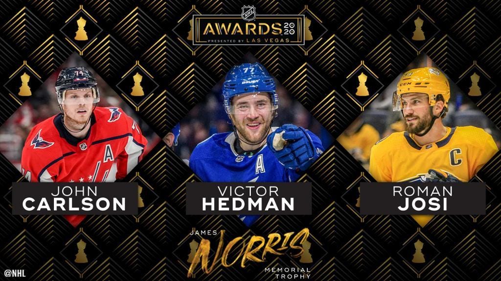 A Closer Look at the James Norris Memorial Trophy Finalists | NHL