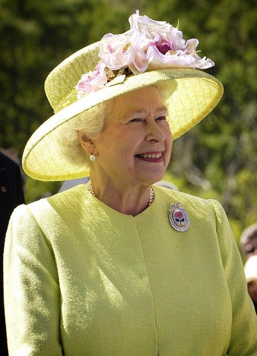 Queen, England, Elizabeth Ii, Portrait, Woman, Cap