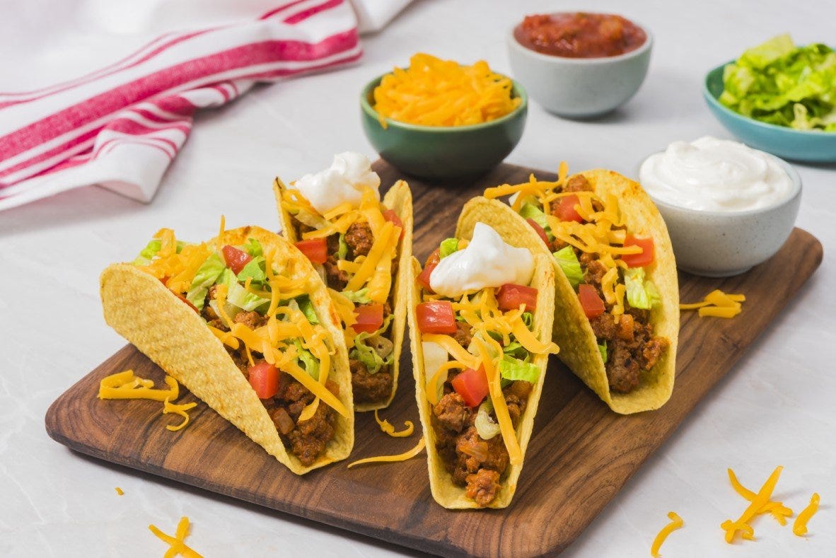 South of the Border Beef Tacos | Canadian Goodness