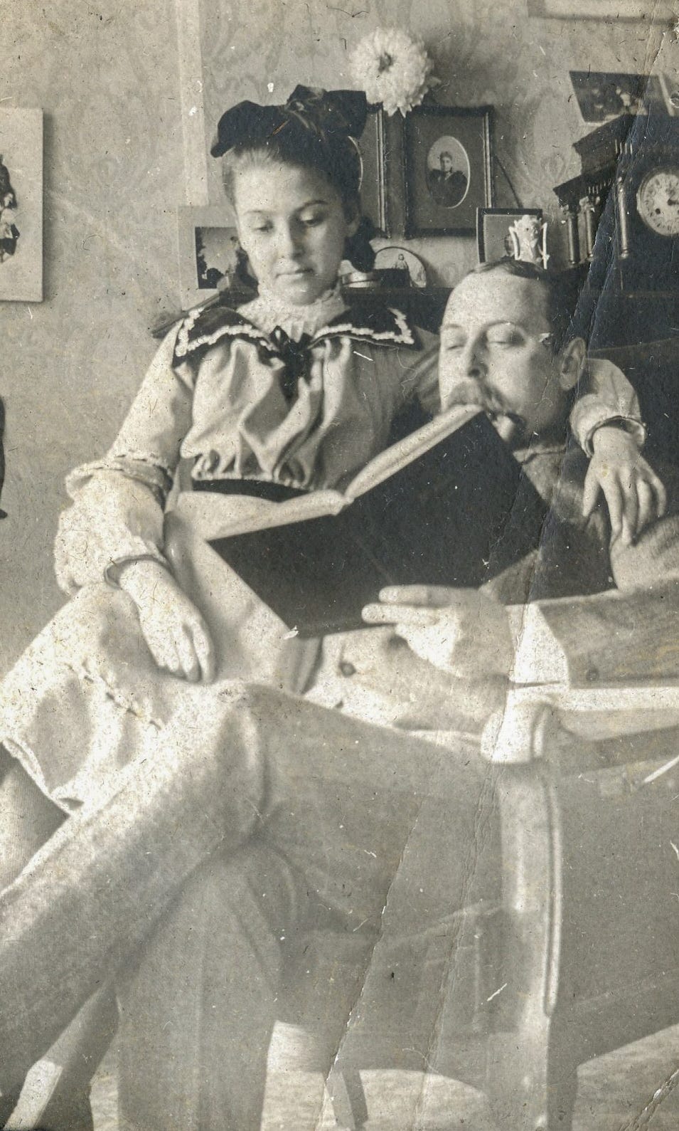 Frederick Preston and daughter
