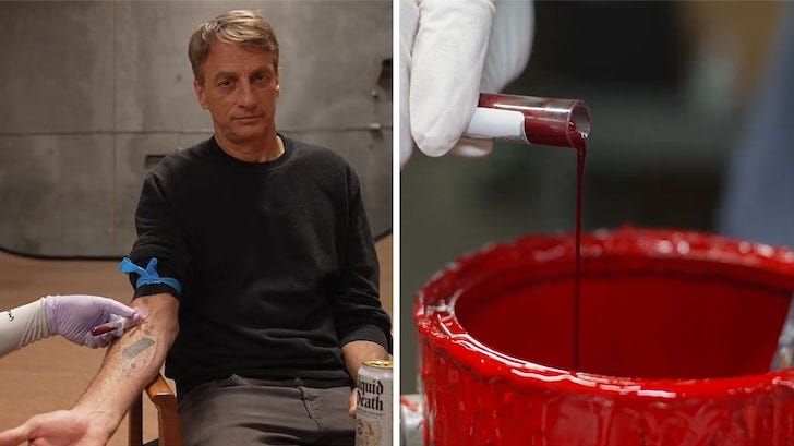 Tony Hawk Infuses Blood Into Skateboards, Selling Them For $500 Apiece!