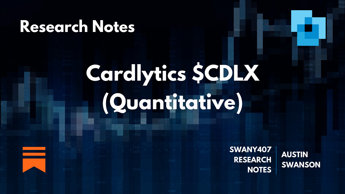 Research Notes: Cardlytics $CDLX (Quantitative #2)