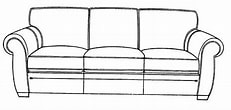 Image result for Free sketch Of Sofa. Size: 231 x 110. Source: paintingvalley.com