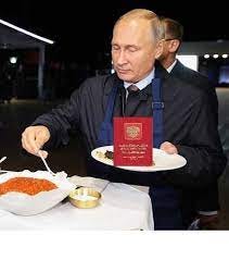 Vladimir Putin eats Russian Constitution, approval rating skyrockets to  105% – The Port Press