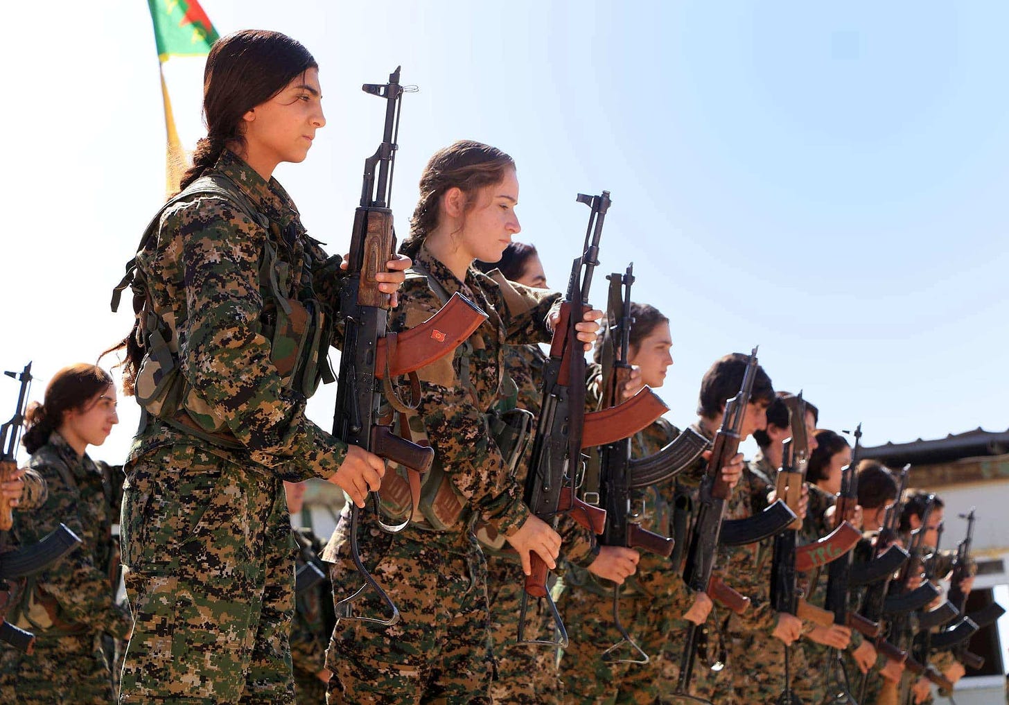 Kurdish Female Fighters of Syrian Democratic Forces