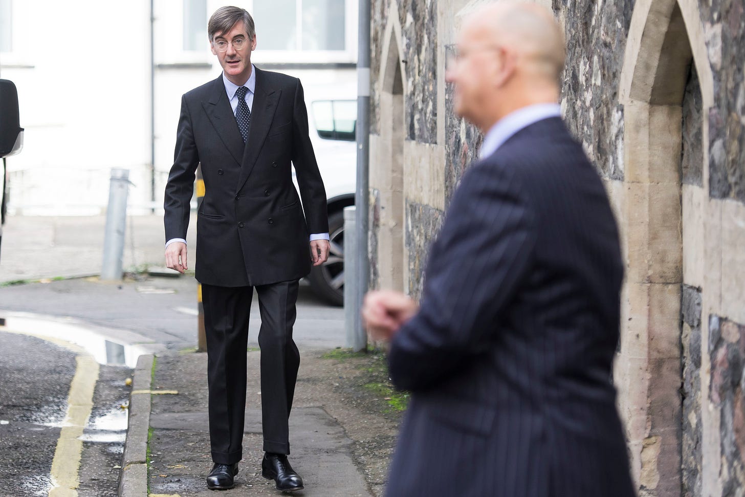 Jacob Rees-Mogg in Cardiff, south Wales - Matthew Horwood Photography