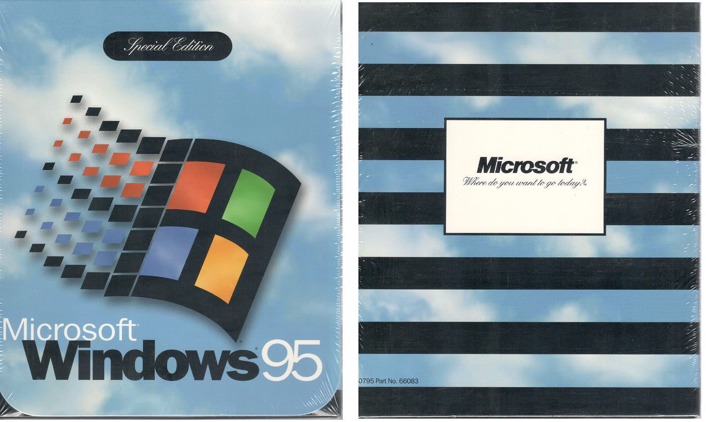 Windows 95 software box. "Special Edition"