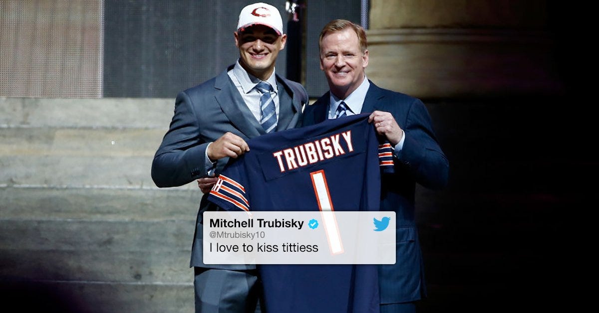 Old tweets from NFL draft quarterback Mitch Trubisky : theCHIVE
