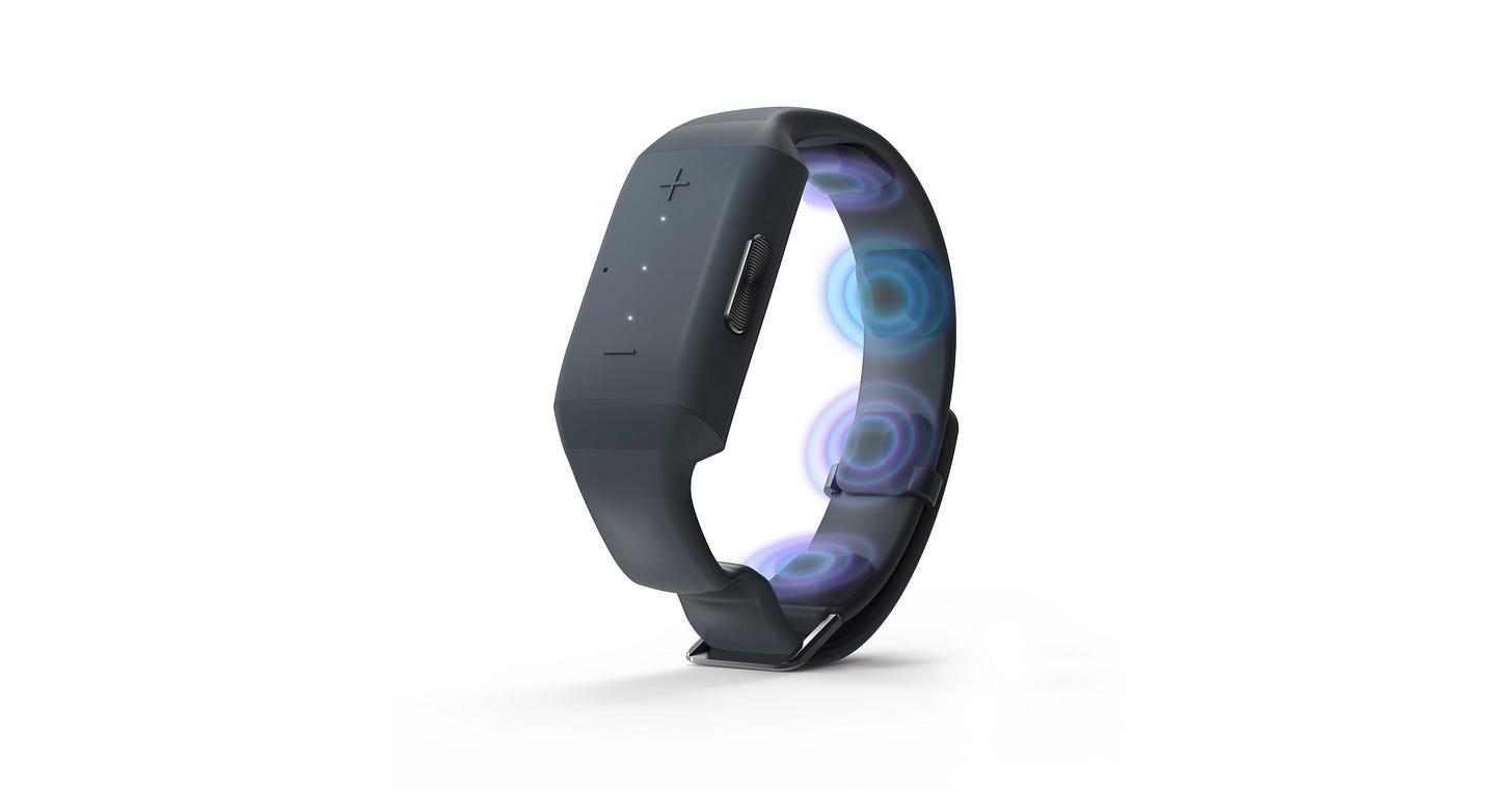 You can now expand your sensory experience. It's all in the wrist.