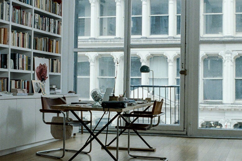 A light-filled office with a view of SoHo