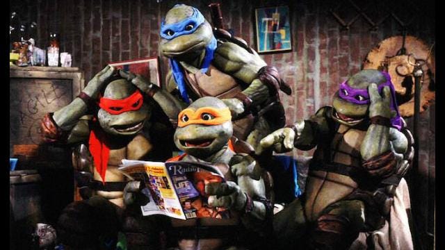 Teenage Mutant Ninja Turtles: The Movie: Scene #1