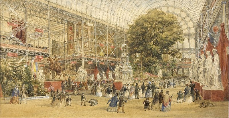Exposition universelle, 1851, Londres, inauguration