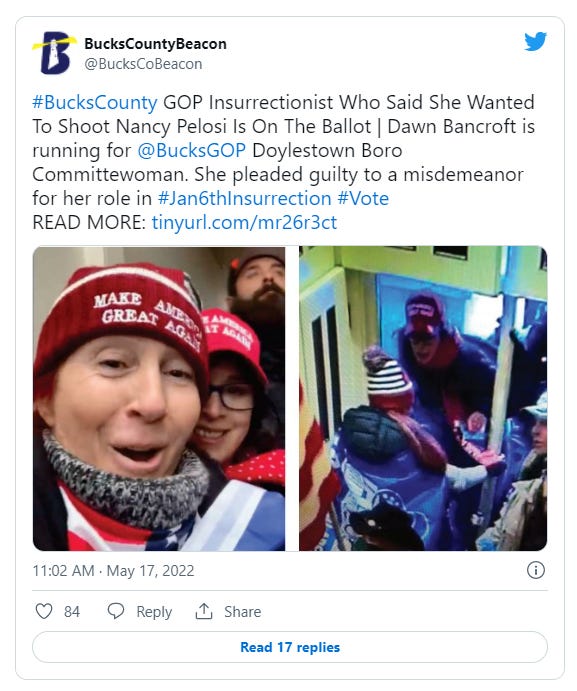GOP Insurrectionist Who Said She Wanted to Shoot Nancy Pelosi Is On The Ballot