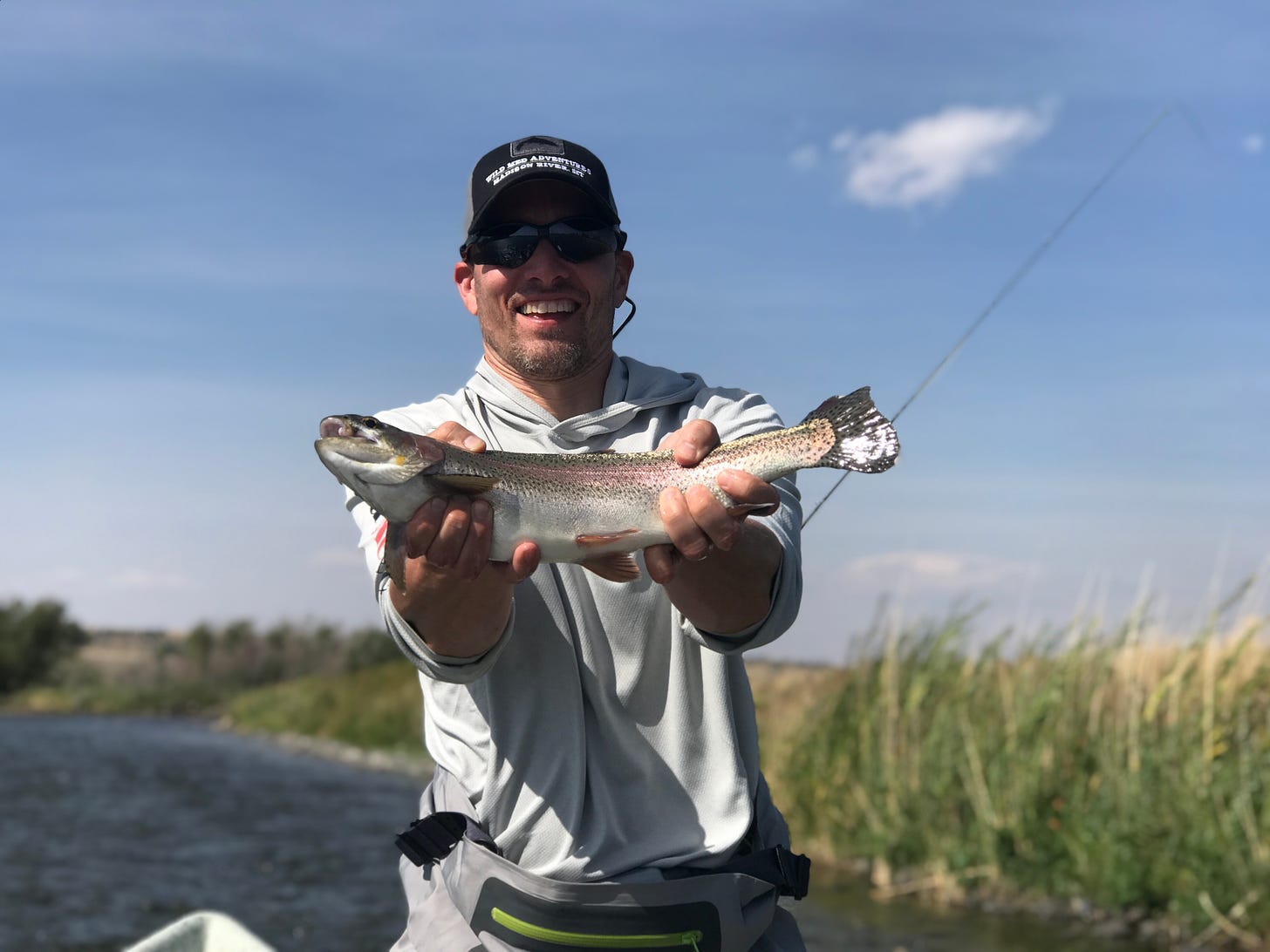 Wild Med Adventures, rainbow trout, Madison river, Bozeman, MT