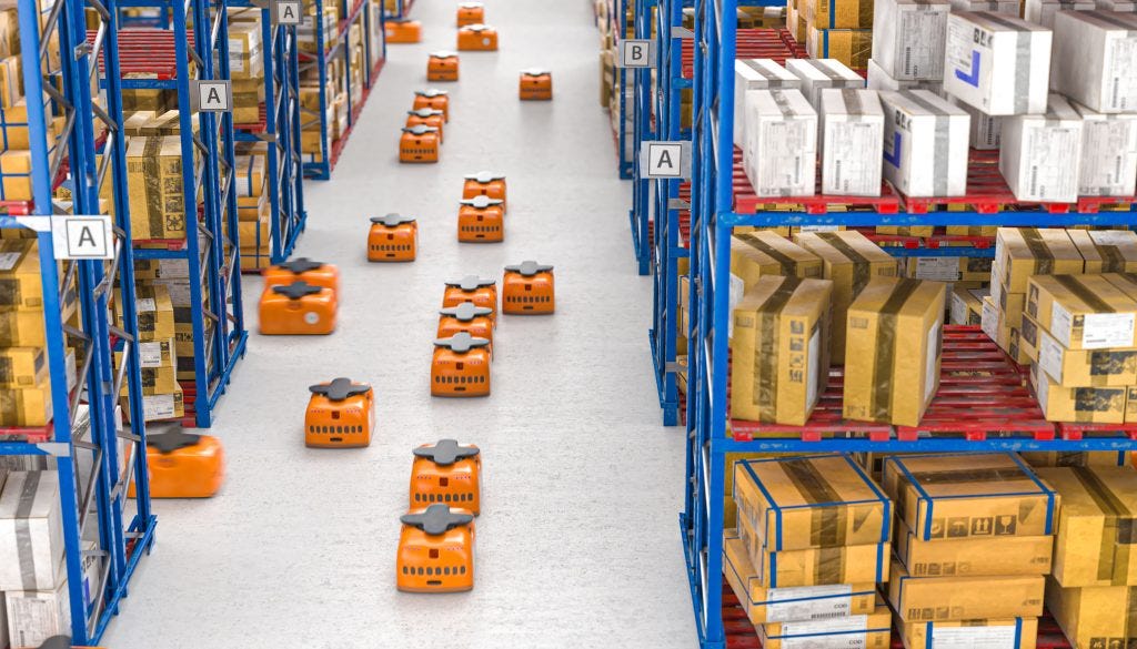 Report: 580,000+ Order-Filling Robots to Work in Warehouses by 2023