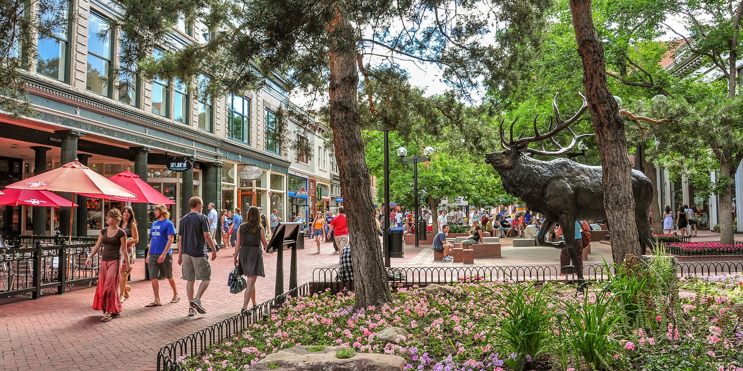 Pearl Street Mall – Boulder, CO | Downtown Boulder Mall Promenade