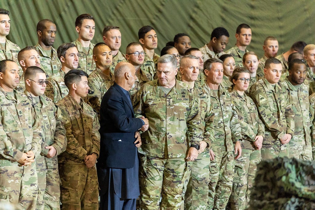 President Trump Spends Thanksgiving with Troops in Afghanistan