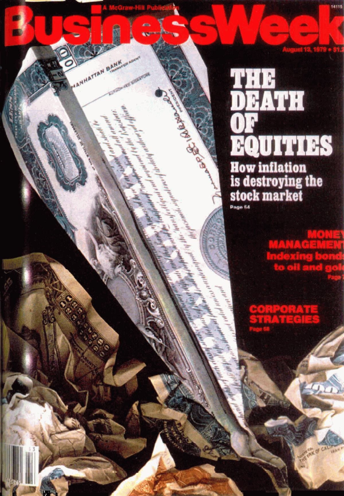 It's Been 40 Years Since Our Cover Story Declared 'The Death of Equities' -  Bloomberg