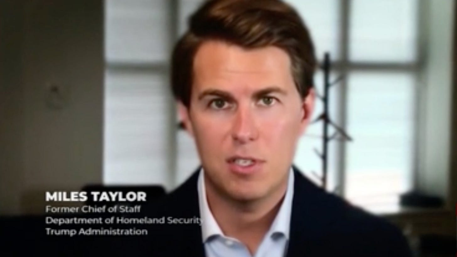 Ex-DHS official Miles Taylor reveals he wrote 'Anonymous' Trump critique |  KTLA