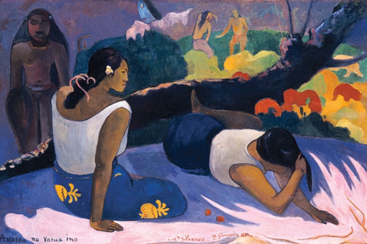 Arearea no varua ino, Paul Gauguin