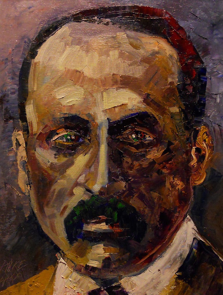 Rainer Maria Rilke. | Oil on canvas 35x27 cm. | Arturo Espinosa | Flickr