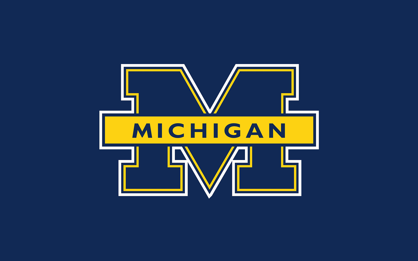 University Blue Logo Michigan wallpaper | 1920x1200 | 100733 | WallpaperUP