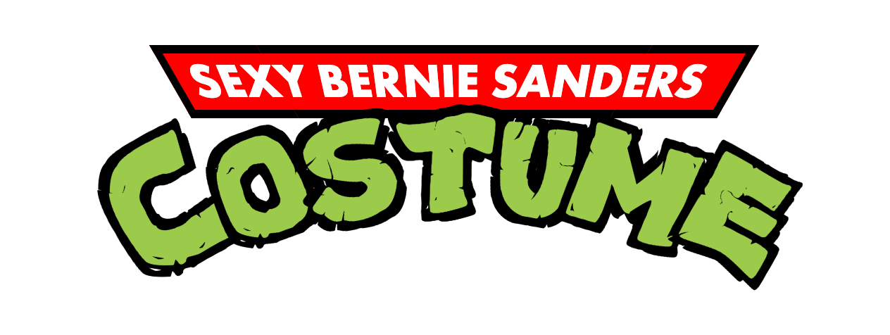 Teenage Mutant Ninja Turtles logo that reads “Sexy Bernie Sanders Costume” 