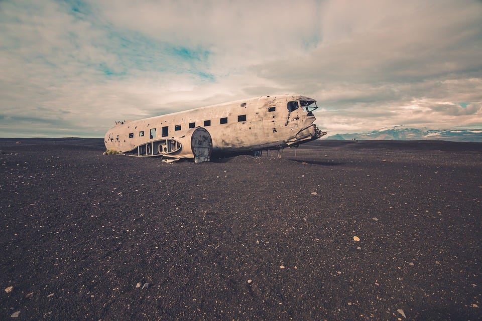 Abandoned, Airplane, Wreck, Wreckage, Crashed, Crash