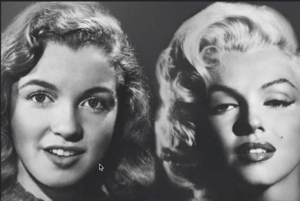 Marilyn Monroe was a persona played by Norma Jean Mortenson