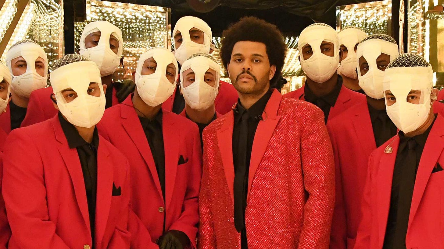 Image result for the weeknd halftime