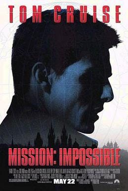 Mission: Impossible movie poster