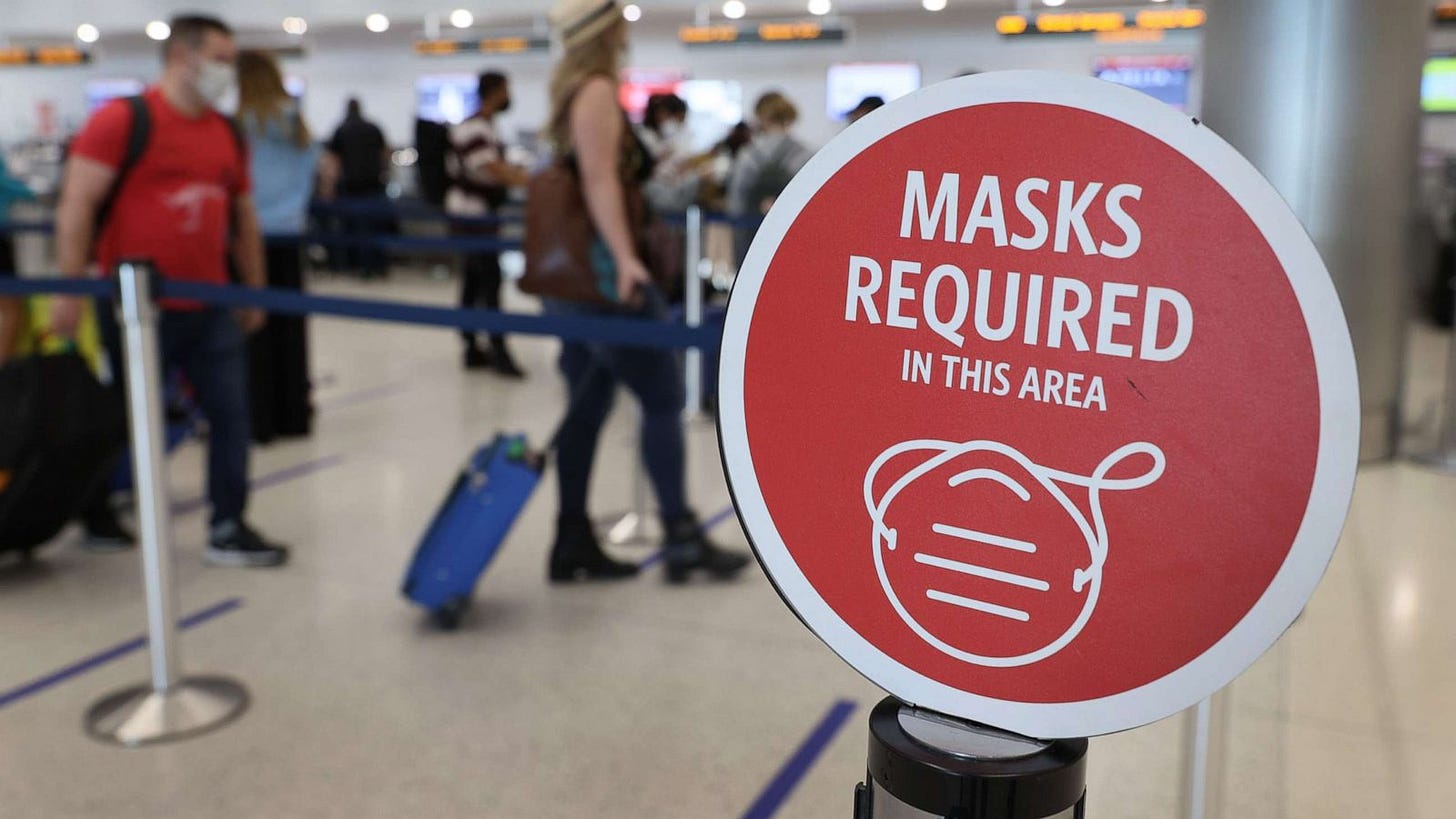 CDC extends mask mandate for planes, trains until May 3 - ABC News