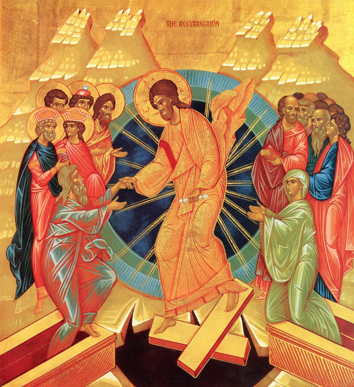Icon of The Resurrection (Pascha or Easter) - 20th c ...