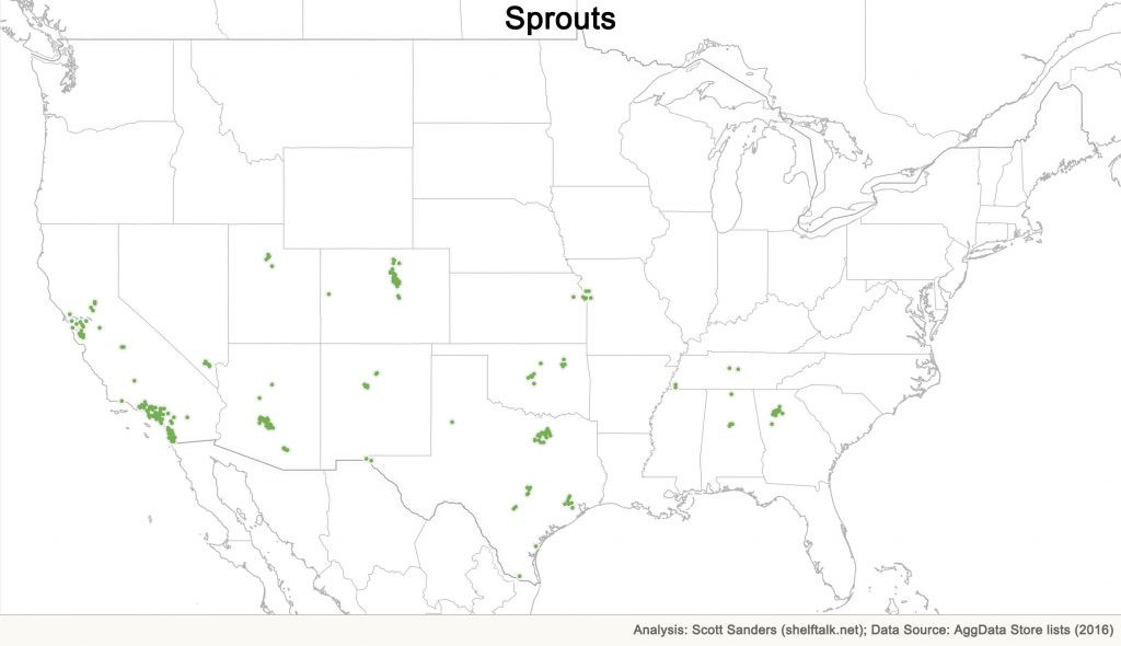 Sprouts Farmers Market - Map of Stores