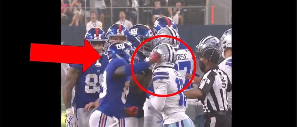 Kadarius Toney Gets Ejected For Punching Damontae Kazee | The Daily Caller