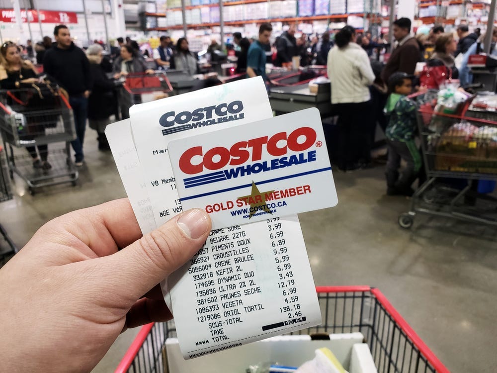 Costco Gold Star Member costs $60/year. (Image: Business Insider)