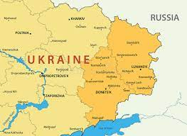 Régions De Donetsk Et De Lugansk De L'Ukraine - Carte Illustration de  Vecteur - Illustration du capitale, europe: 40860225