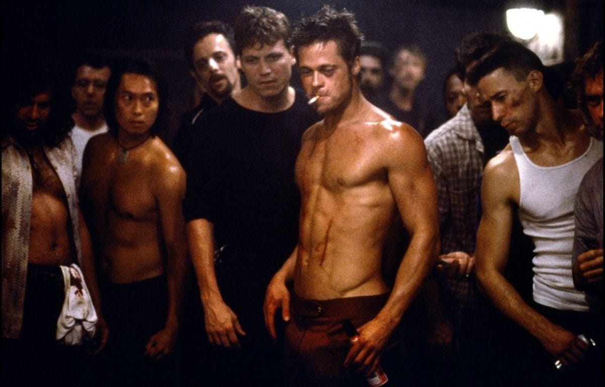 Latest Hollywood Hottest Wallpapers: Brad Pitt Fight Club
