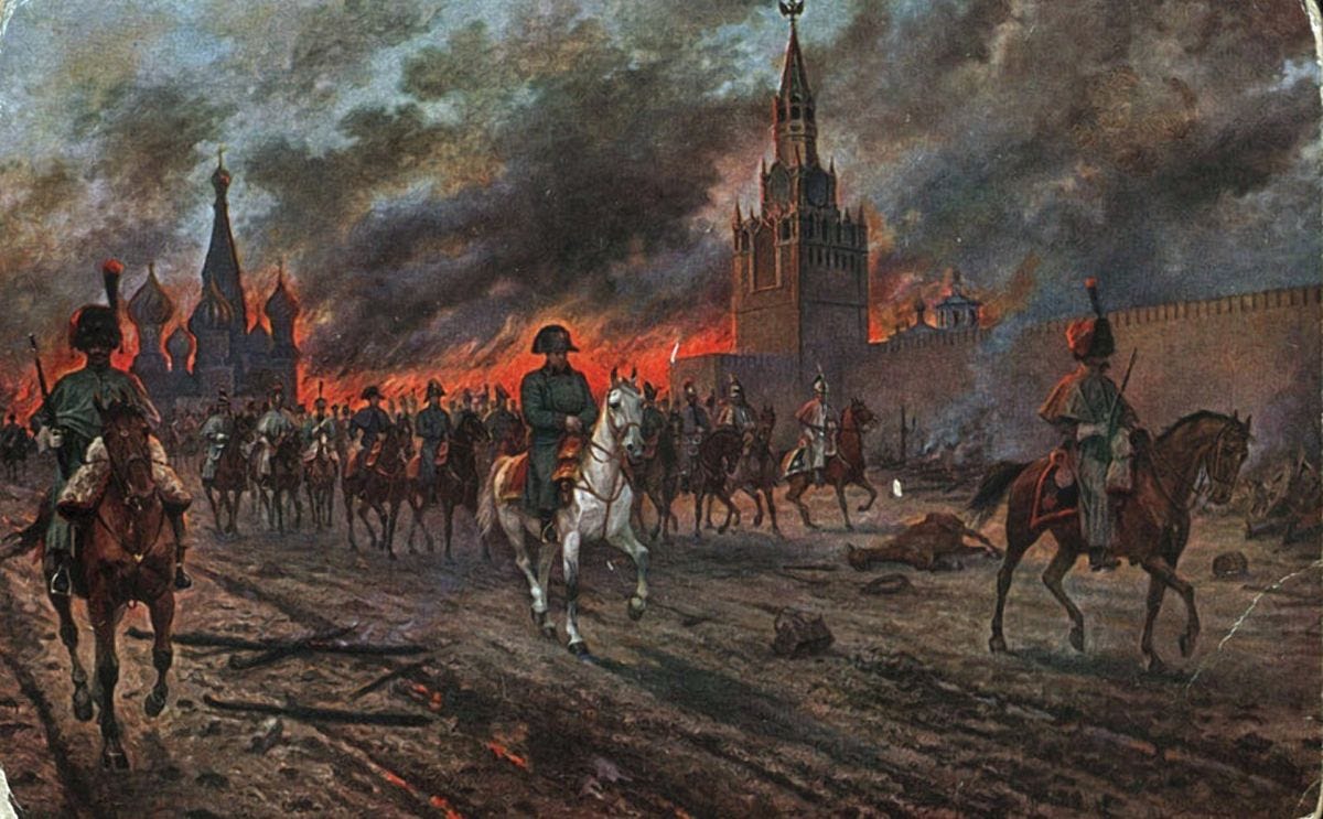 Great Fire of Moscow (Famous Painting) - On This Day