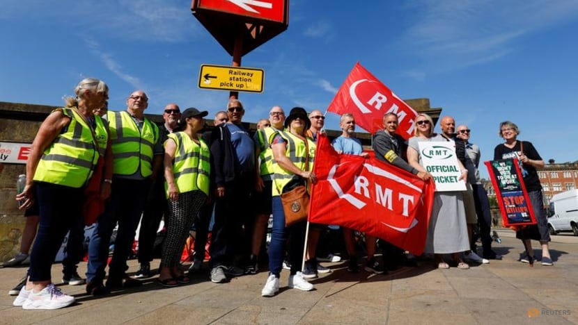 UK's biggest rail strike in 30 years disrupts travel, PM Johnson vows to stay firm