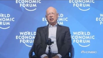 Video web content titled: WEF founder: Must prepare for an angrier world