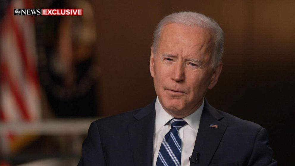 Biden talks Cuomo, Putin, migrants, vaccine in ABC News exclusive interview  - ABC News