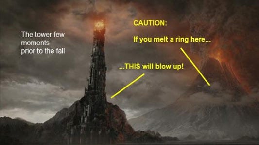 The Conspiracy Behind The Destruction Of Sauron's Tower In 'The Lord Of The  Rings'