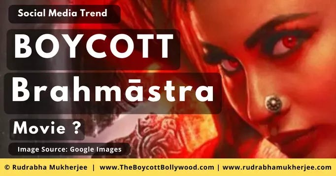 Boycott Brahmastra movie trend