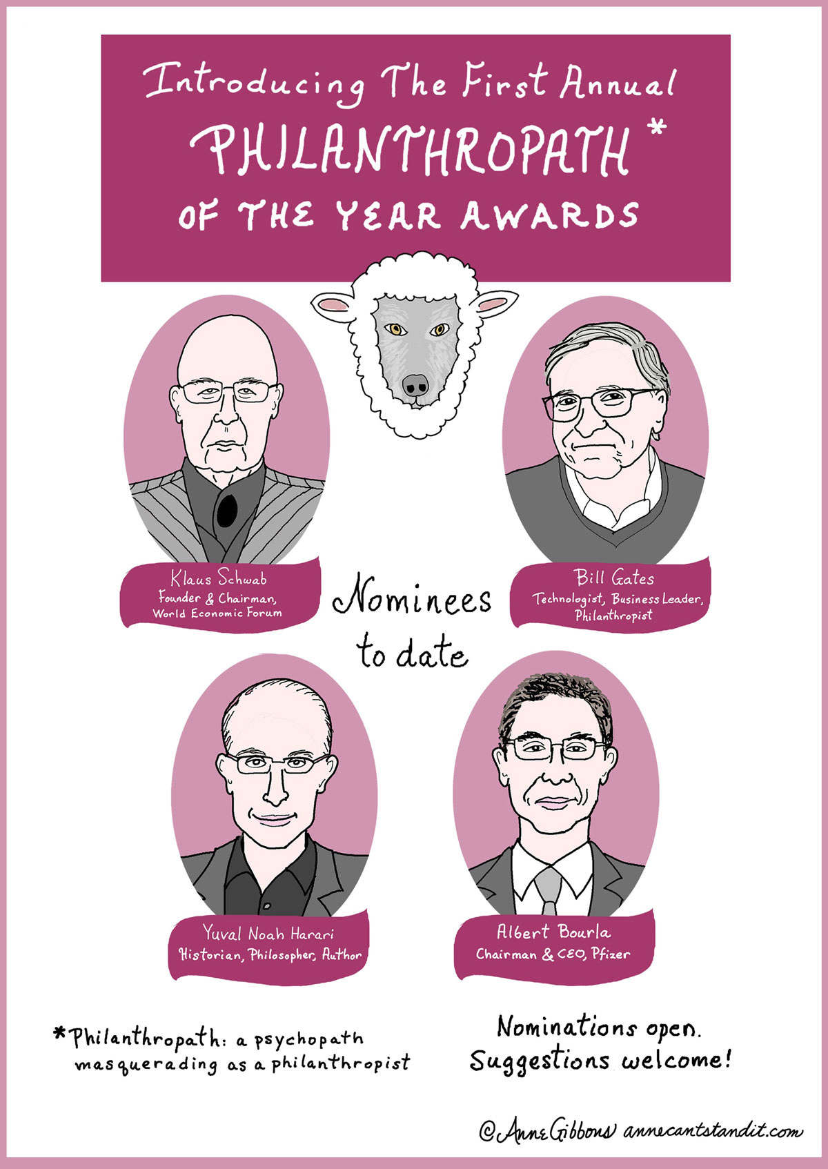 Anne Can't Stand It: Philanthropath of the Year Awards