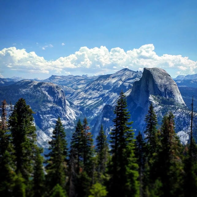 Half Dome at Yosemite. You feel this place, you don't just see it