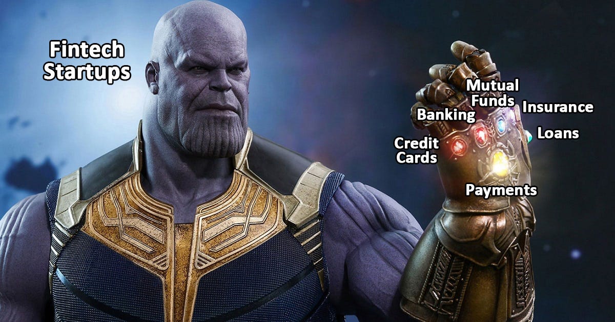 Fintech startups in search of the infinity stones for their “bundling gauntlet”