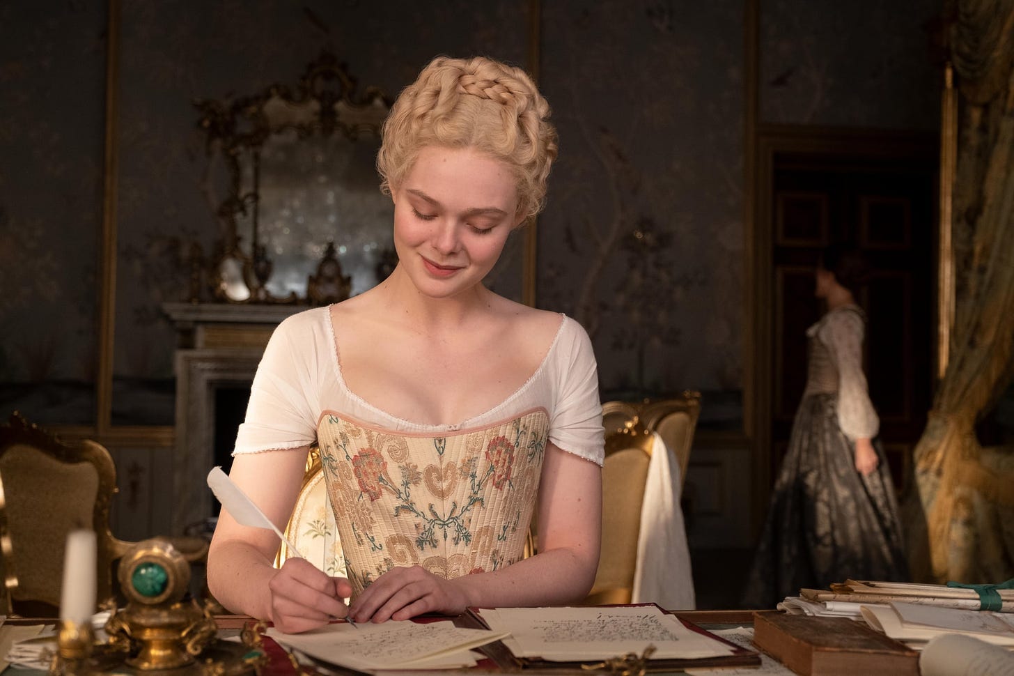 Fashion, Shopping & Style | It Took a Whole Week to Make Just 1 of Elle  Fanning's Catherine the Great Costumes | POPSUGAR Fashion Photo 20