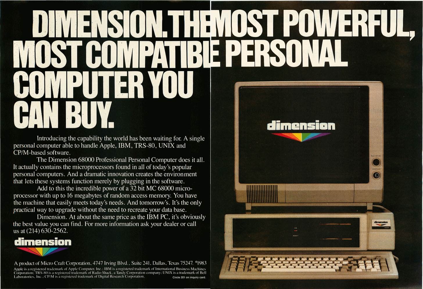 From the October 1983 issue of Byte Magazine.